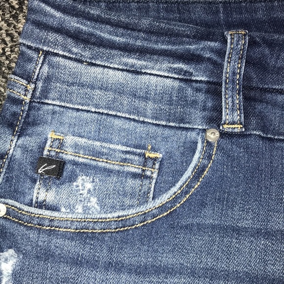 🐠KANCAN High Rise Bermuda Shorts High Waisted Stretch Size 24 | NWT! - Picture 4 of 9